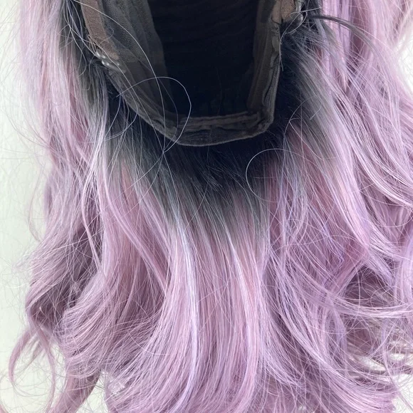 Purple Black Hair Wig